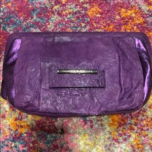 Halston Heritage leather clutch, mint condition